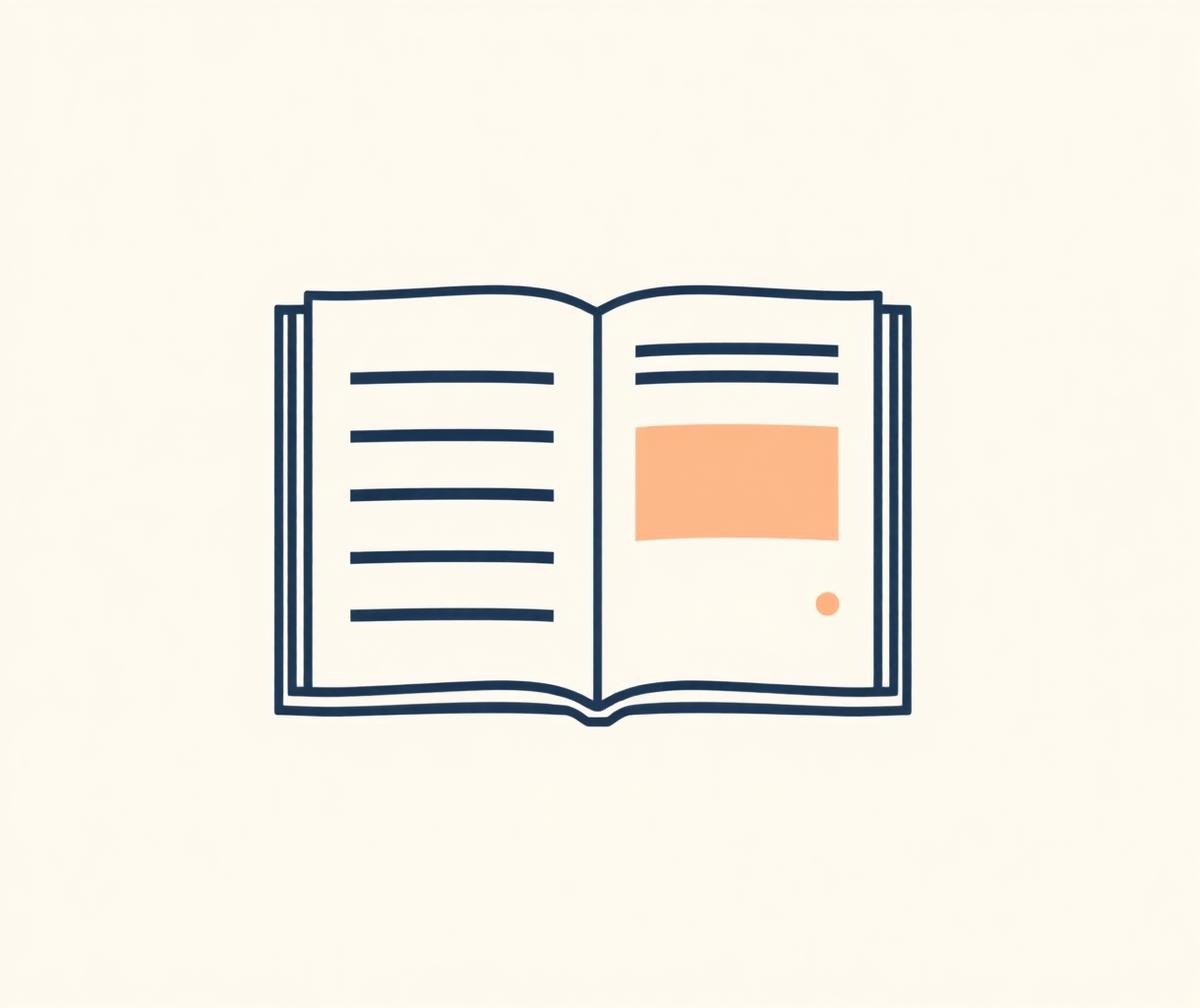 Illustration: an open long-form document with a highlighted quote block
