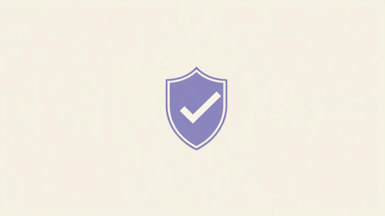 Illustration of a security shield representing procurement clearance