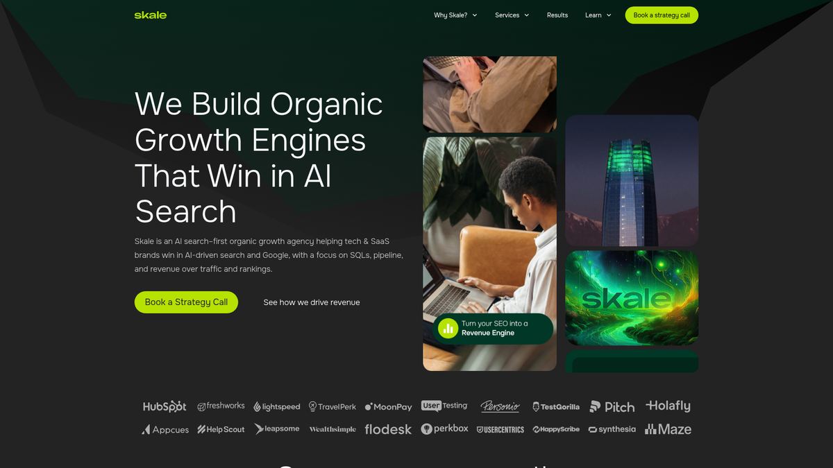 Skale homepage