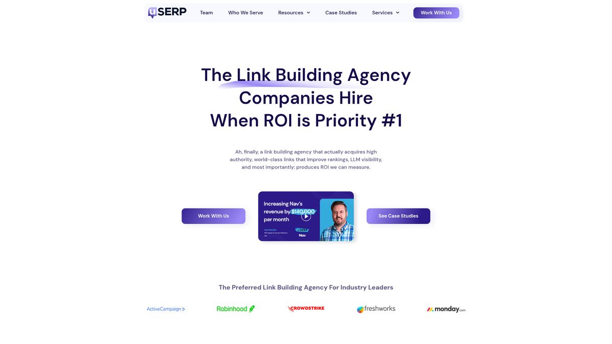 uSERP homepage